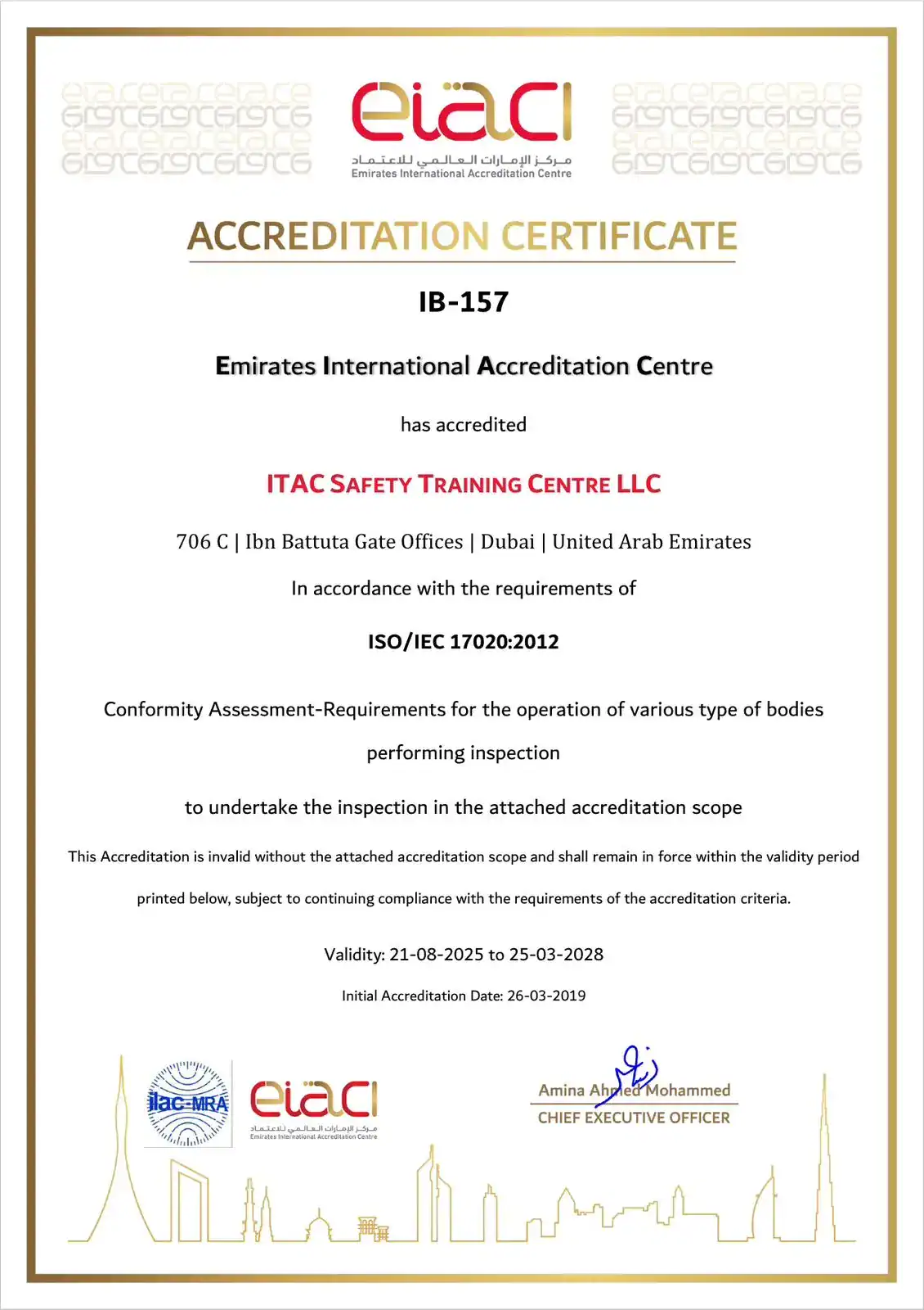 eiaci ITAC SAFETY